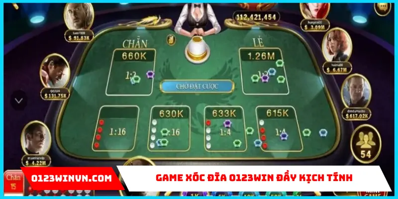 Game xóc đĩa kịch tính