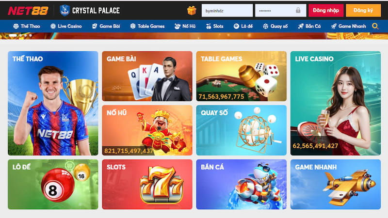 tài khoản Net88